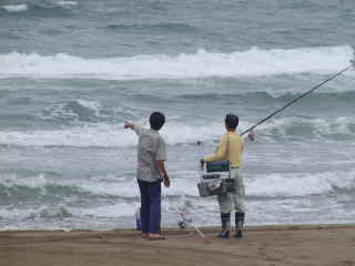 12日午前の海の画像